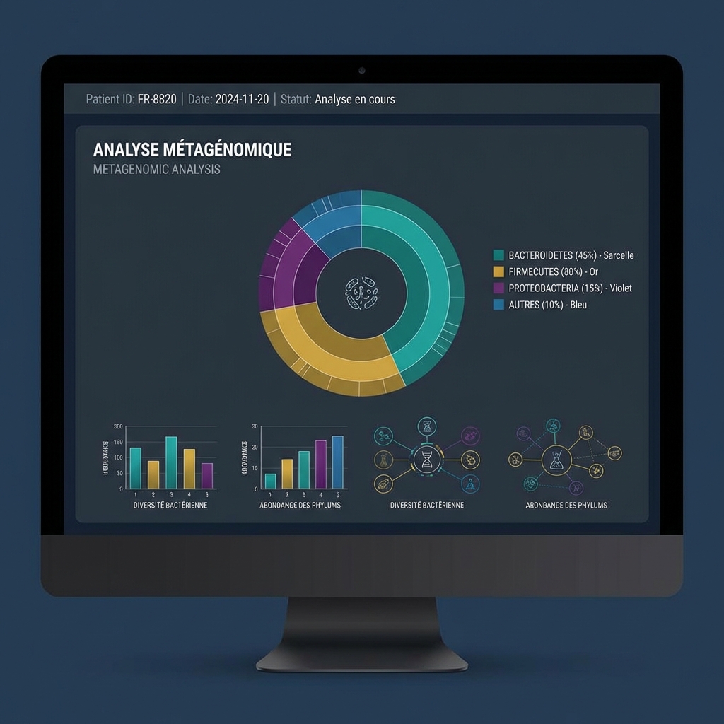 Tableau de bord analyse métagénomique